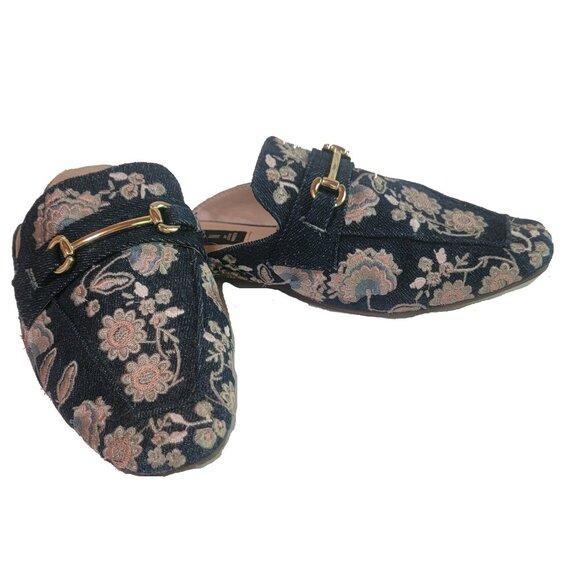 Floral Embroidery on Denim - Mules by Steve Madden (Sz 7.5) - Picture 4 of 7